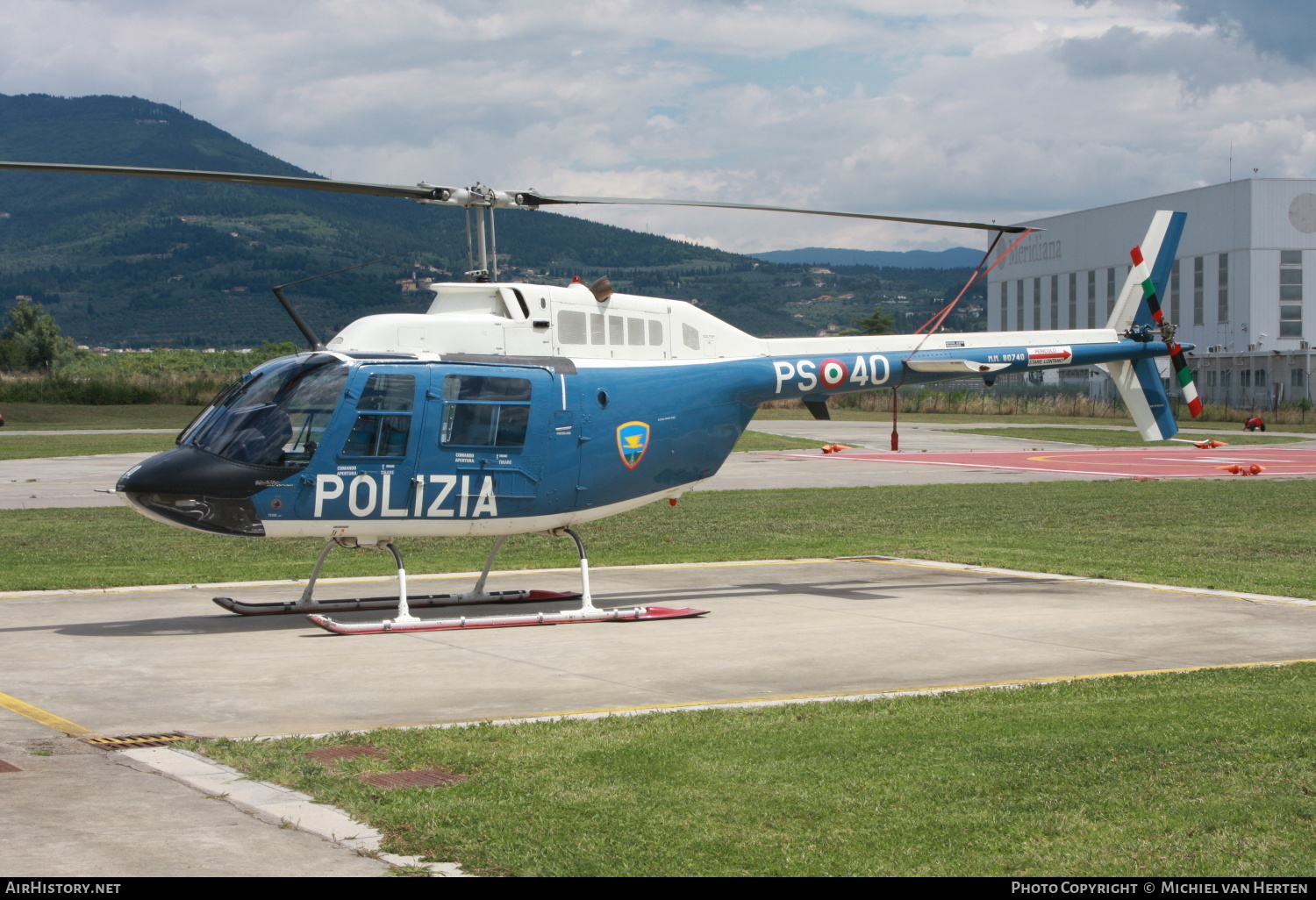 Aircraft Photo of MM80740 | Bell AB-206A-1 JetRanger | Italy - Polizia | AirHistory.net #288756