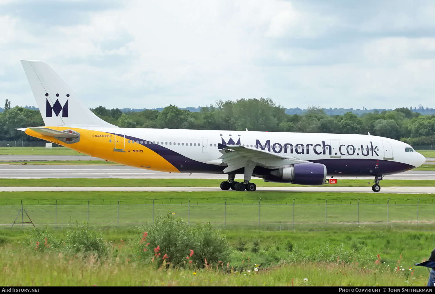 Aircraft Photo of G-MONS | Airbus A300B4-605R | Monarch Airlines | AirHistory.net #288757