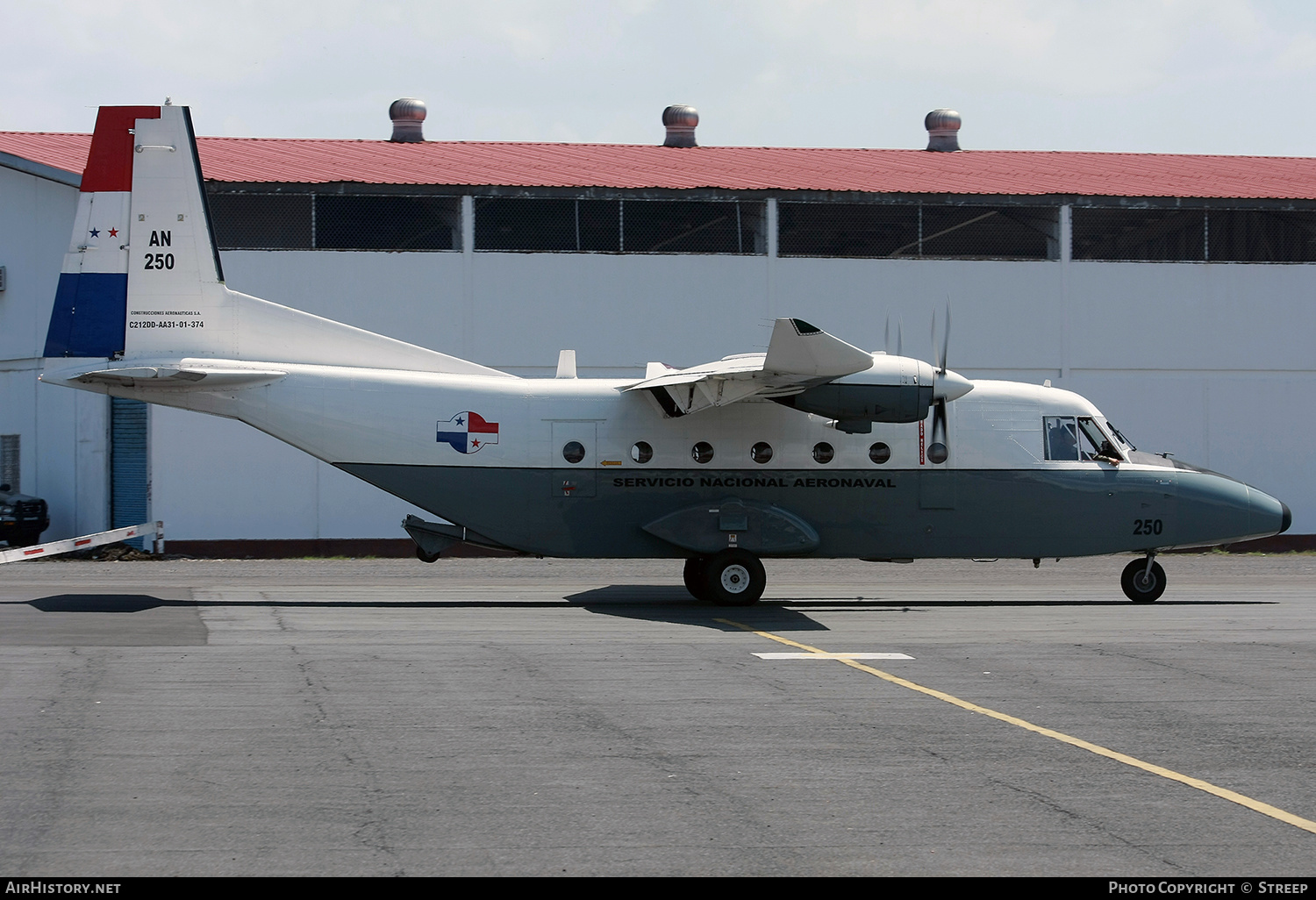 Aircraft Photo of AN250 | CASA C-212-300 Aviocar | Panama - Navy | AirHistory.net #288759