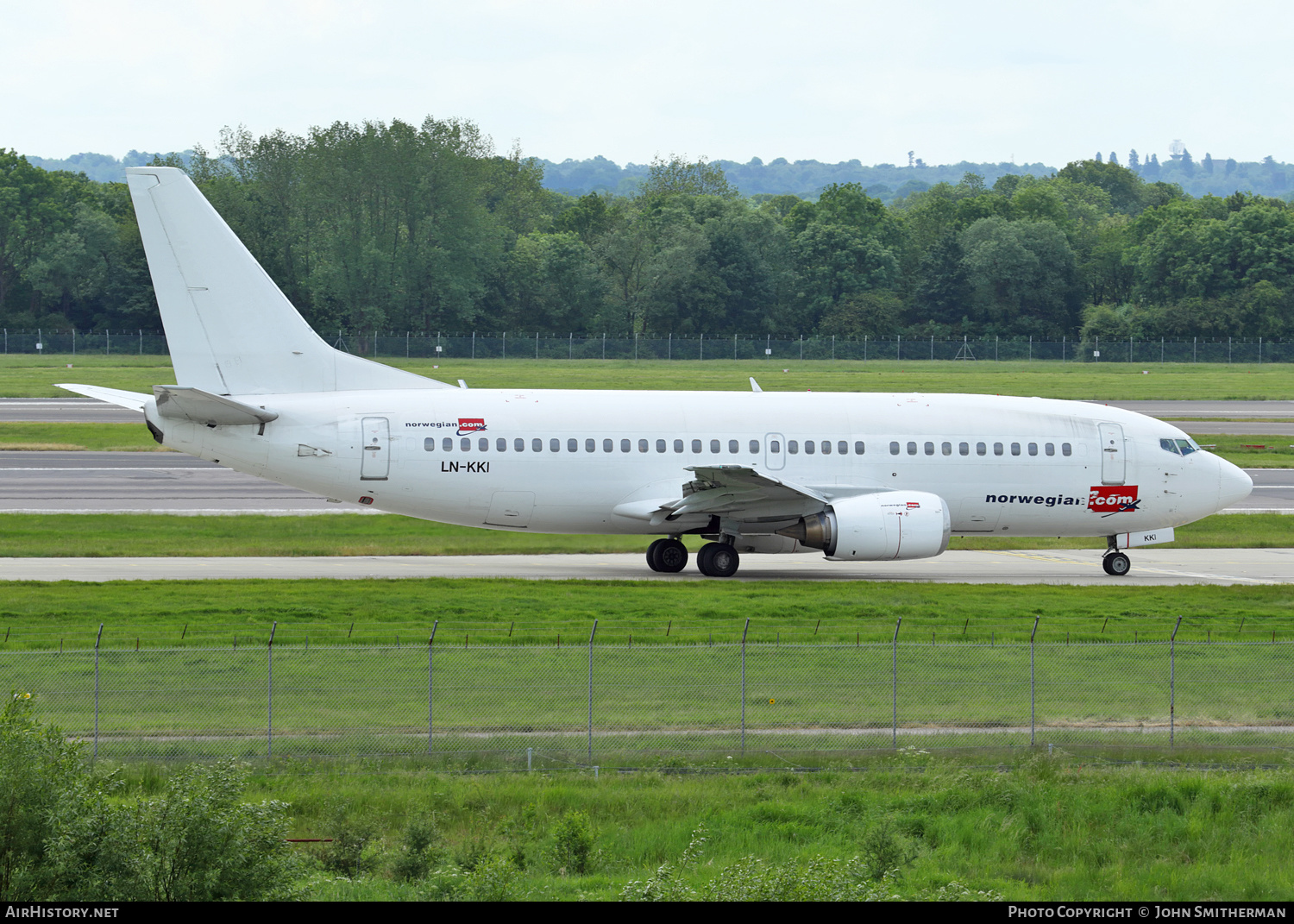 Aircraft Photo of LN-KKI | Boeing 737-3K2 | Norwegian | AirHistory.net #288760