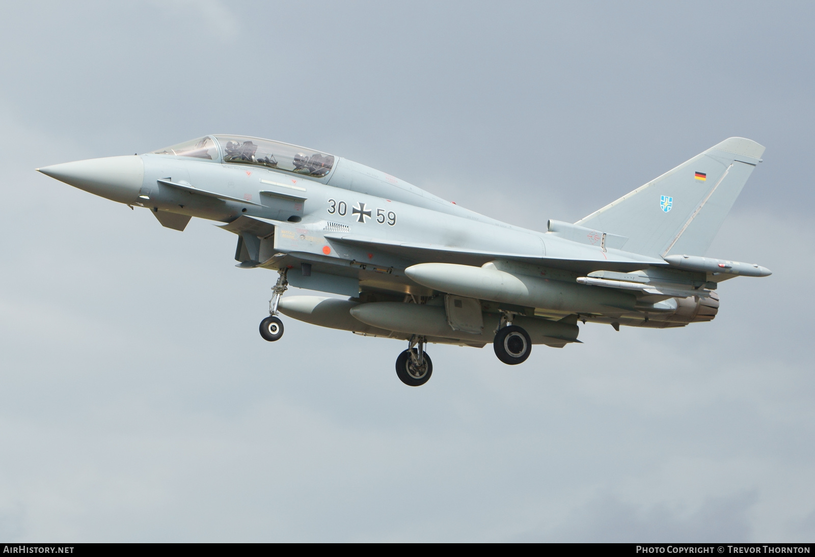 Aircraft Photo of 3059 | Eurofighter EF-2000 Typhoon T | Germany - Air Force | AirHistory.net #288780