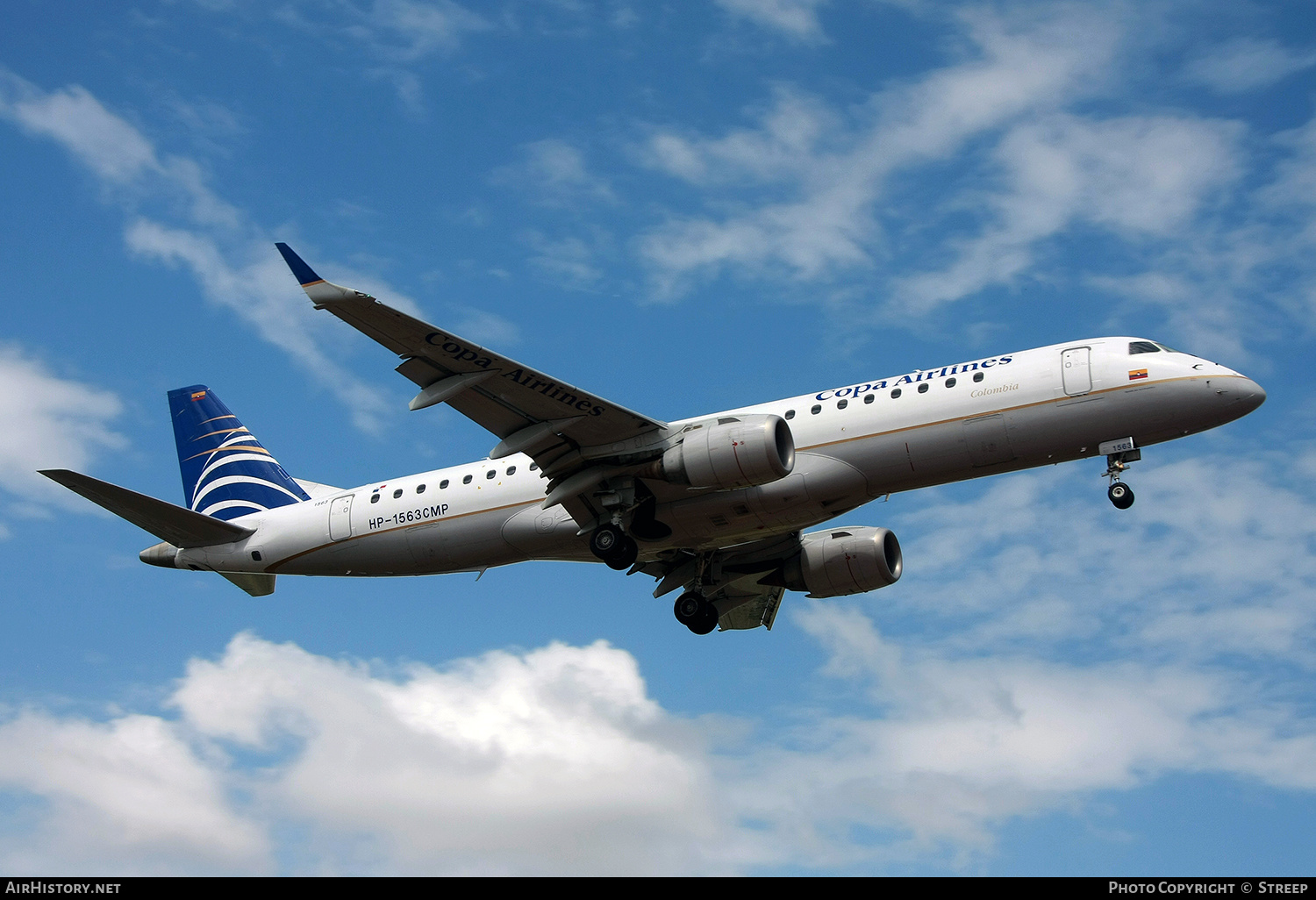 Aircraft Photo of HP-1563CMP | Embraer 190AR (ERJ-190-100IGW) | Copa Airlines Colombia | AirHistory.net #288788