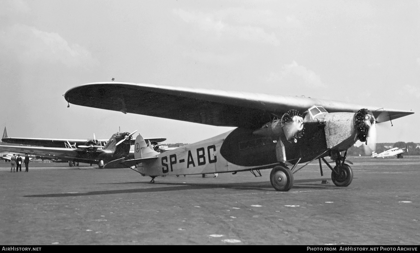 Aircraft Photo of SP-ABC | Fokker F.VIIb-3m | Polskie Linie Lotnicze - LOT | AirHistory.net #288790