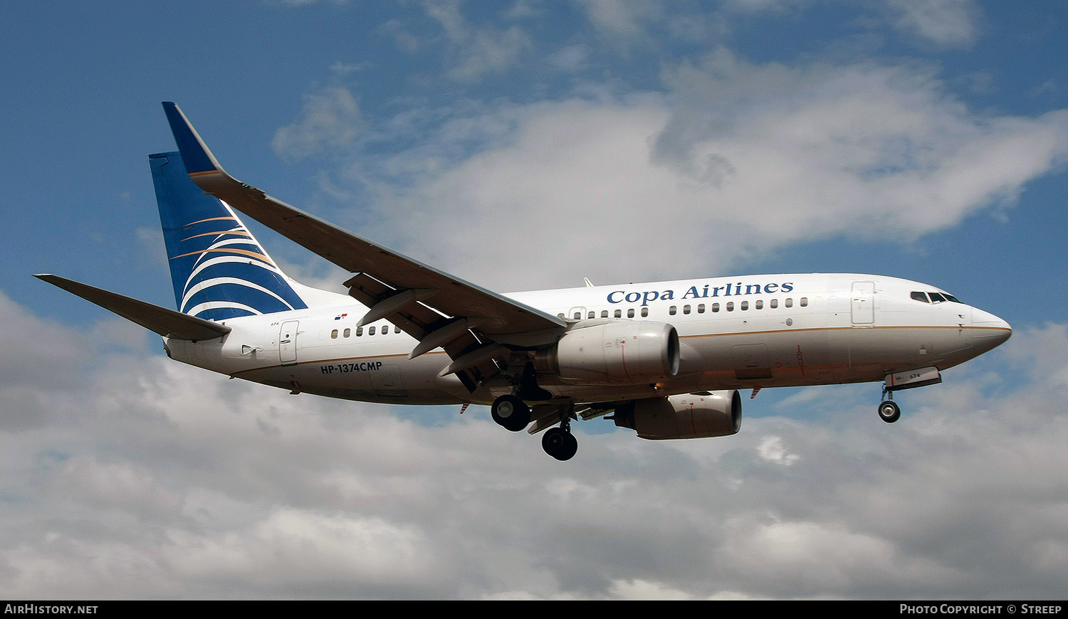 Aircraft Photo of HP-1374CMP | Boeing 737-7V3 | Copa Airlines | AirHistory.net #288791
