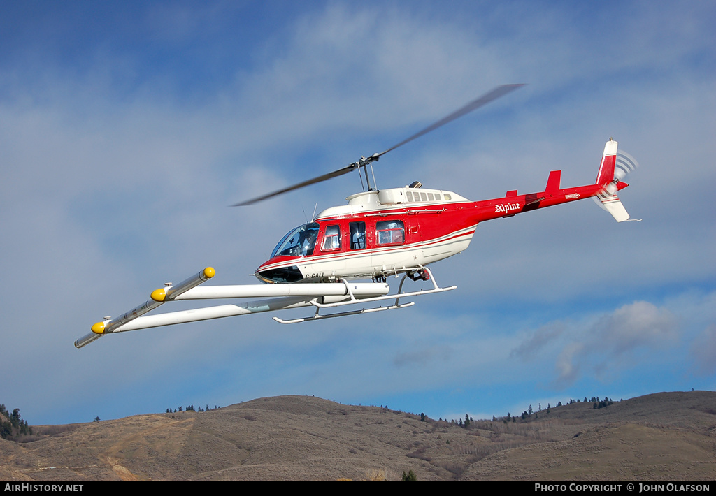 Aircraft Photo of C-GALL | Bell 206L-3 LongRanger III | Alpine Helicopters | AirHistory.net #288794