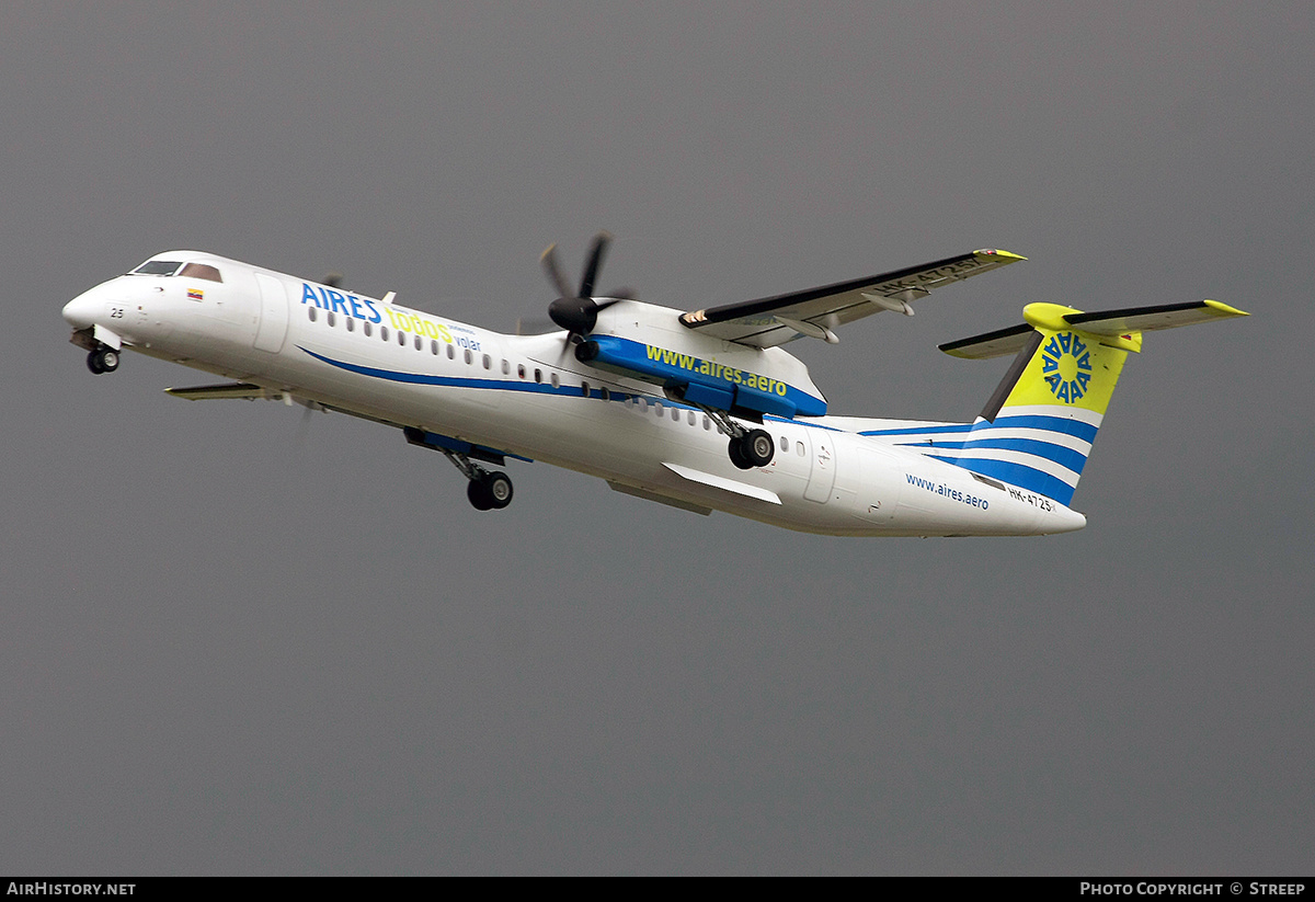 Aircraft Photo of HK-4725 | Bombardier DHC-8-402 Dash 8 | AIRES - Aerovías de Integración Regional | AirHistory.net #288798