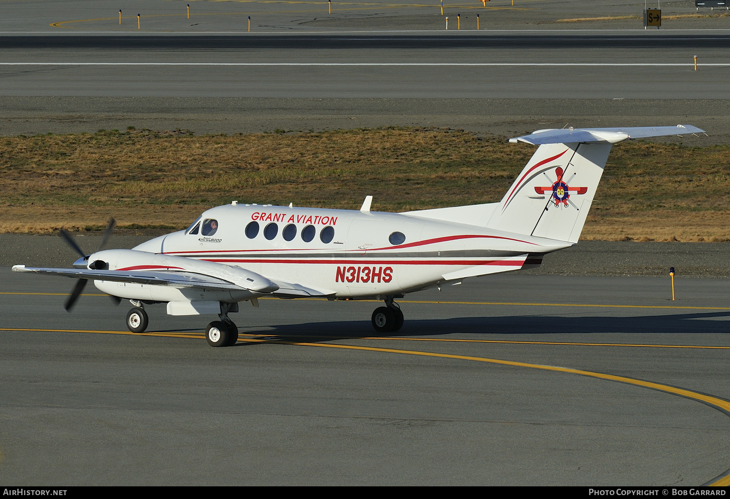 Aircraft Photo of N313HS | Beech B200 Super King Air | Grant Aviation | AirHistory.net #288806