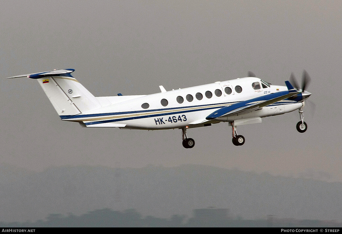 Aircraft Photo of HK-4643 | Raytheon 350 King Air (B300) | Central Charter Colombia | AirHistory.net #288809