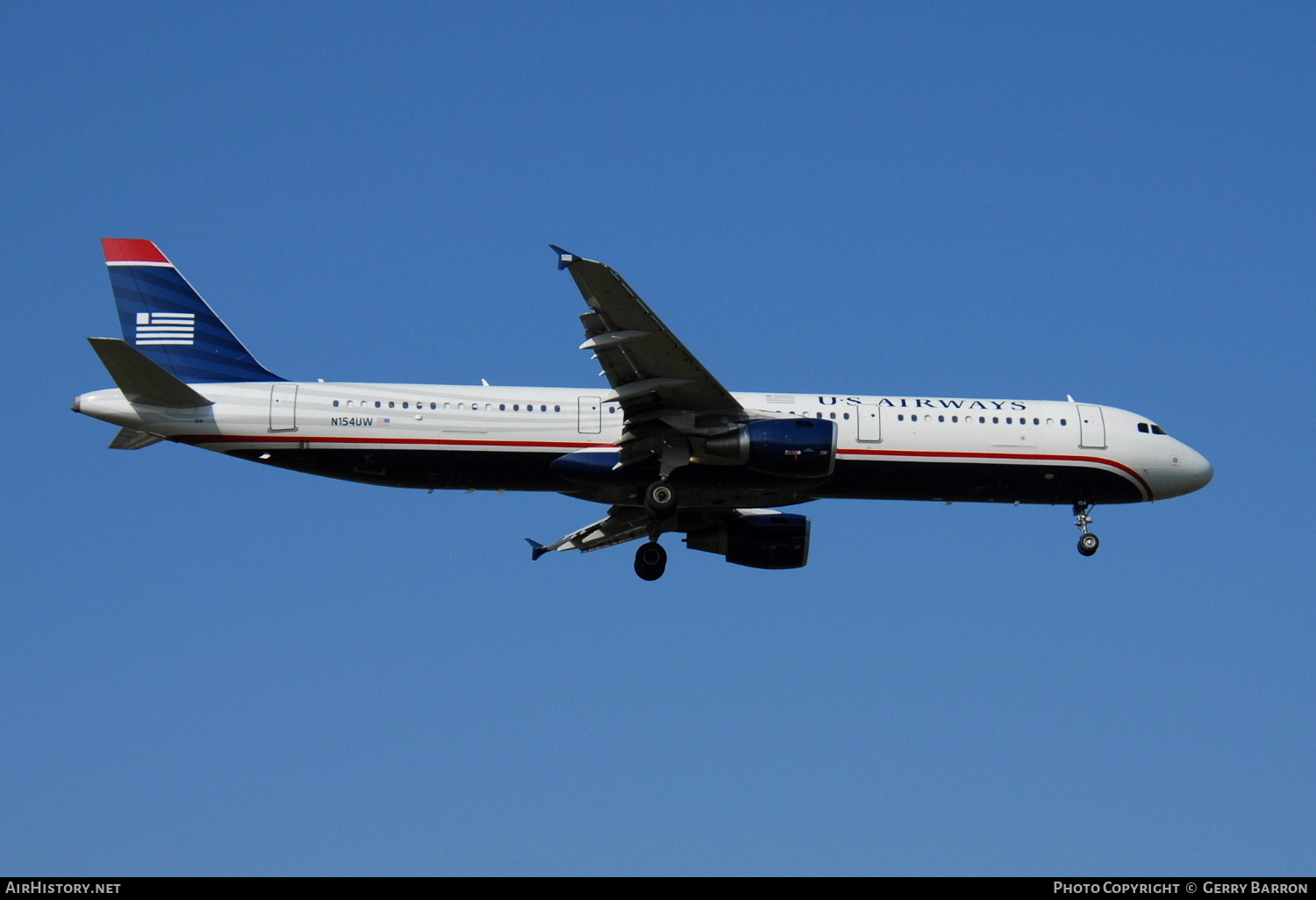 Aircraft Photo of N154UW | Airbus A321-211 | US Airways | AirHistory.net #288812
