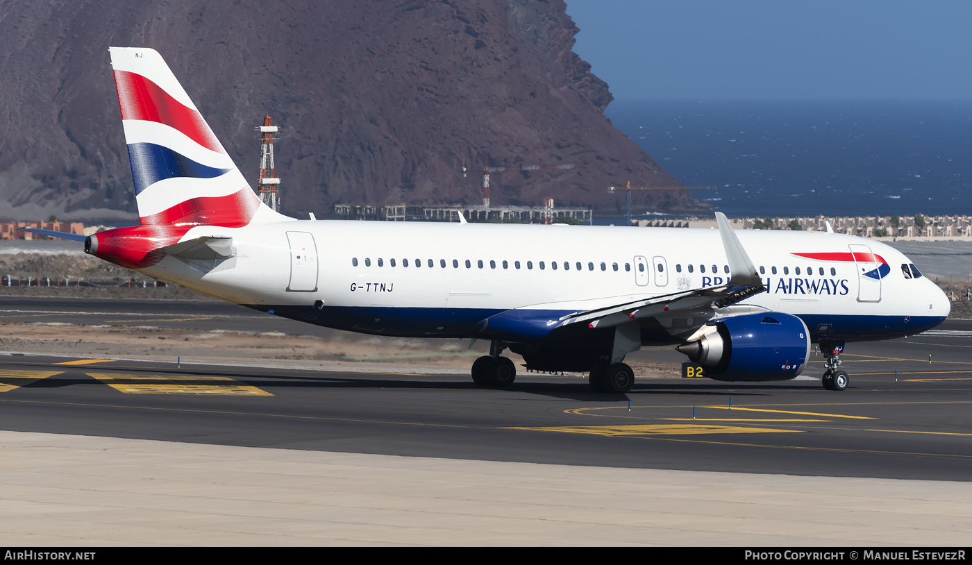 Aircraft Photo of G-TTNJ | Airbus A320-251N | British Airways | AirHistory.net #288830