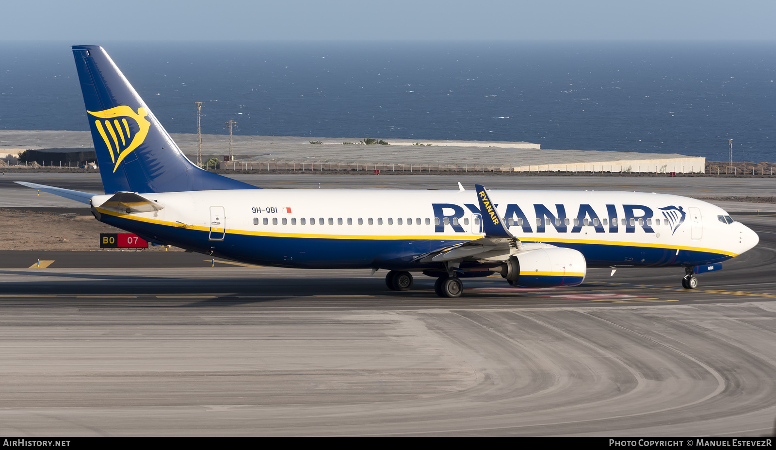 Aircraft Photo of 9H-QBI | Boeing 737-8AS | Ryanair | AirHistory.net #288832