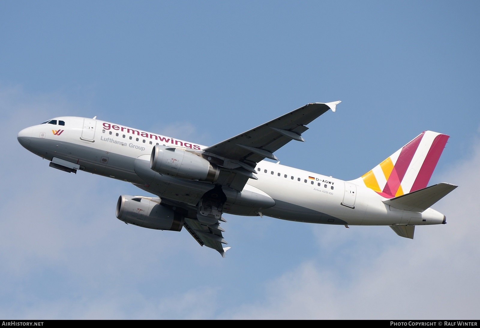 Aircraft Photo of D-AGWV | Airbus A319-132 | Germanwings | AirHistory.net #288853