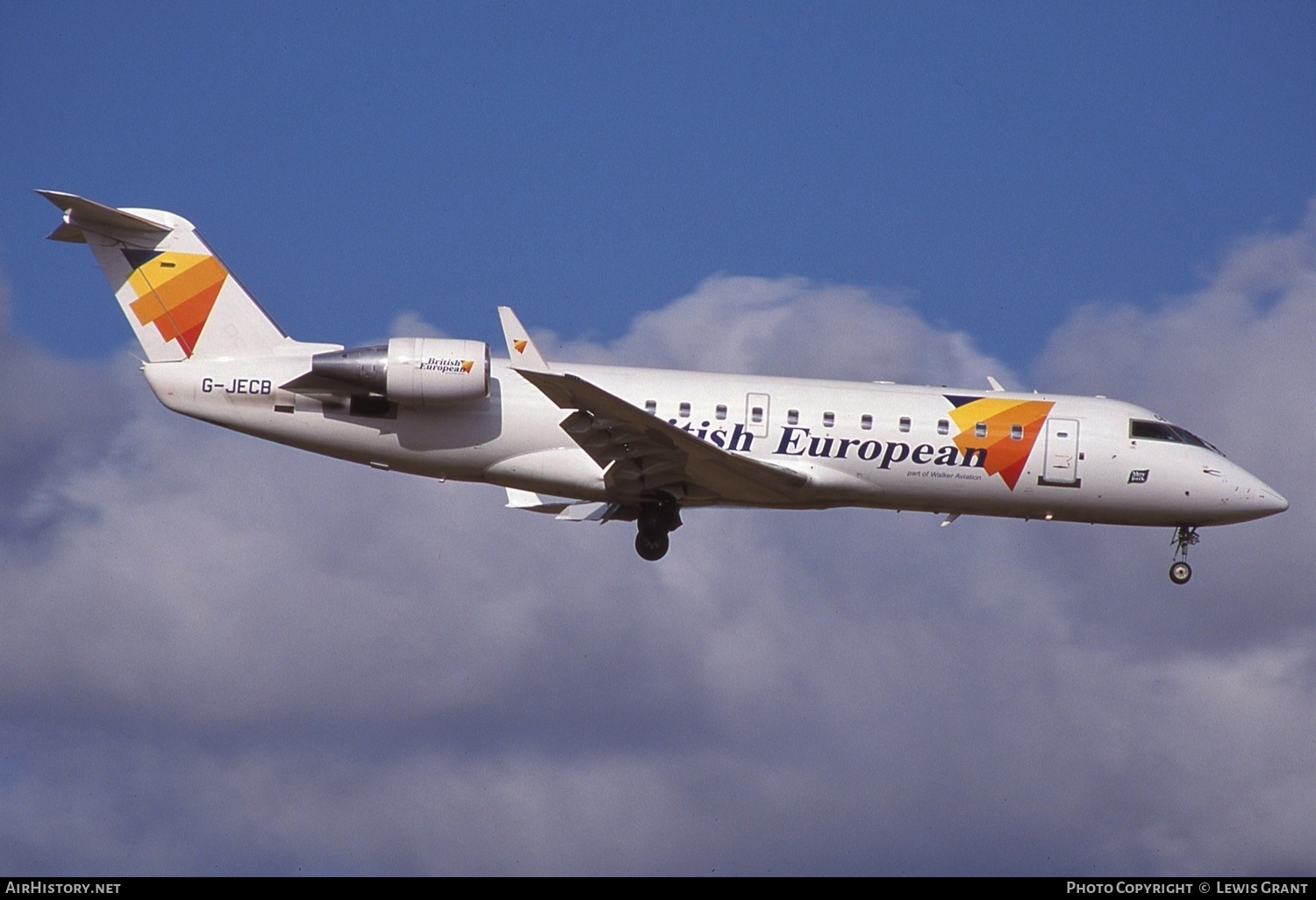 Aircraft Photo of G-JECB | Bombardier CRJ-200ER (CL-600-2B19) | British European | AirHistory.net #288859