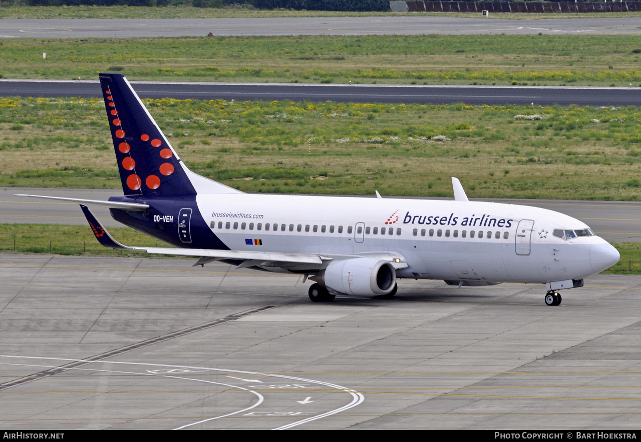 Aircraft Photo of OO-VEH | Boeing 737-36N | Brussels Airlines | AirHistory.net #288869