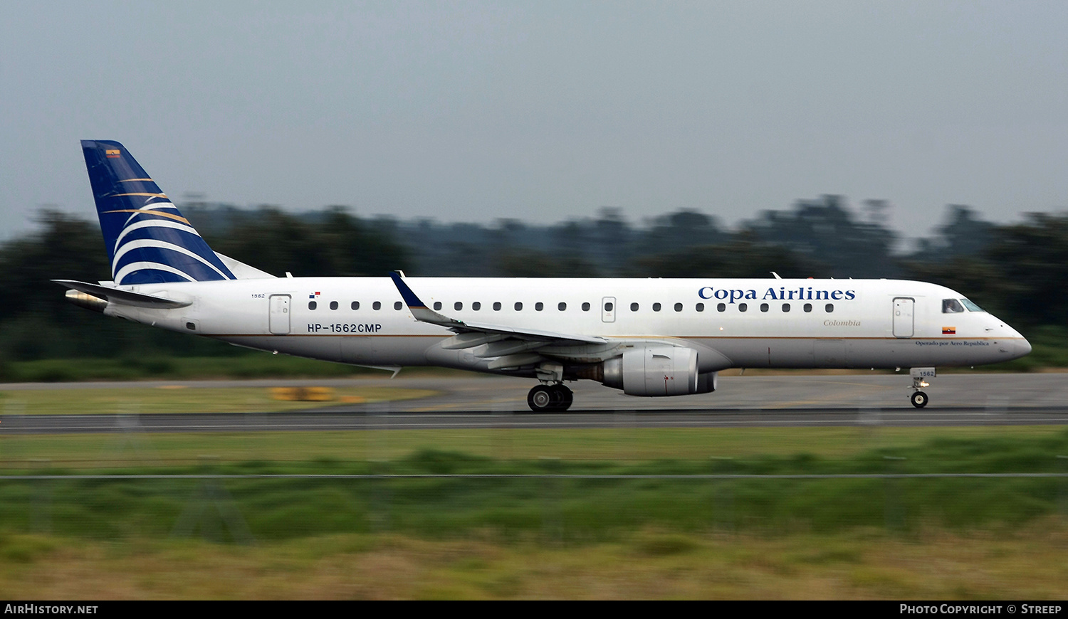 Aircraft Photo of HP-1562CMP | Embraer 190LR (ERJ-190-100LR) | Copa Airlines Colombia | AirHistory.net #288913