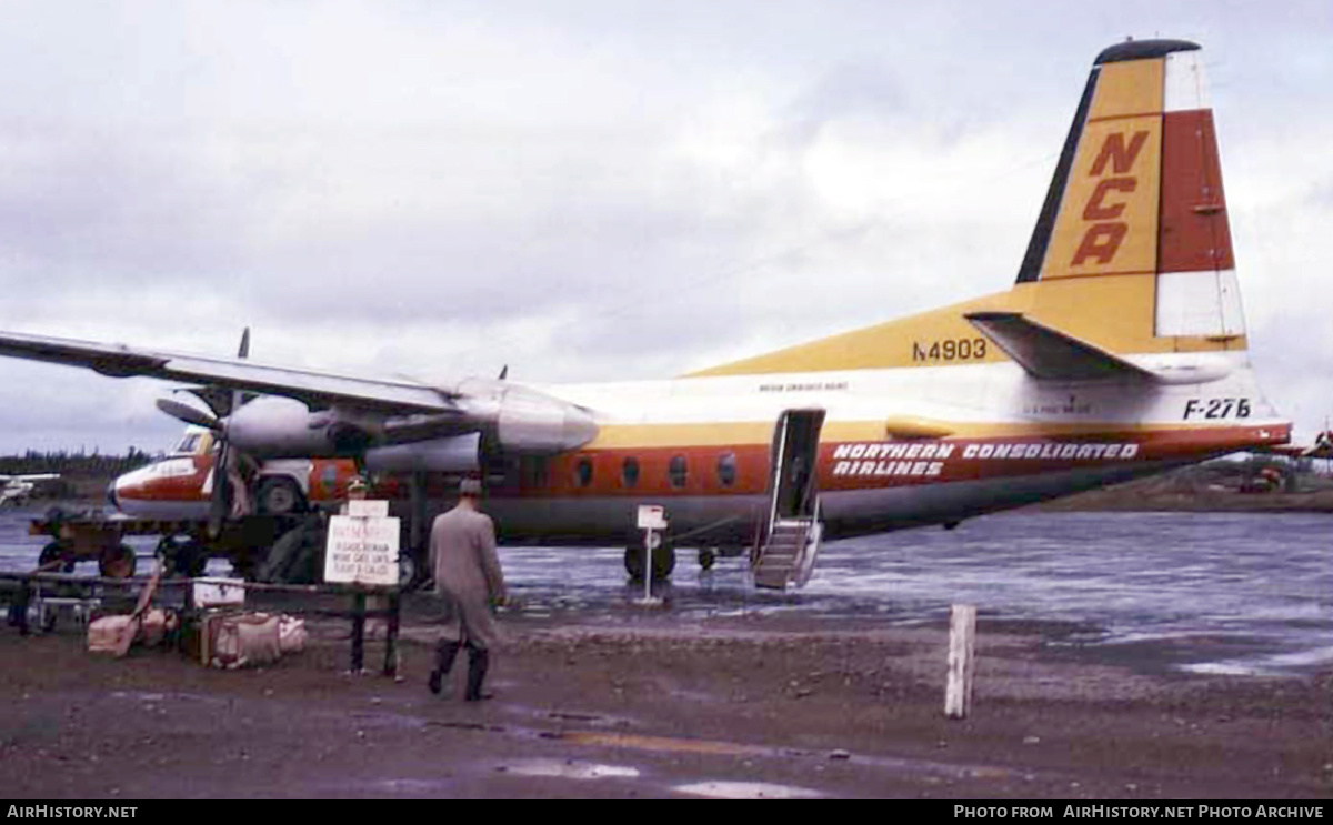 Aircraft Photo of N4903 | Fairchild F-27B | Northern Consolidated Airlines - NCA | AirHistory.net #288914