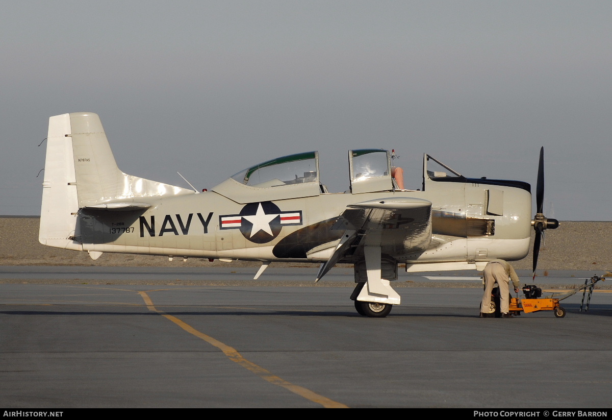 Aircraft Photo of N787AS / 137787 | North American T-28B Trojan | USA - Navy | AirHistory.net #288920