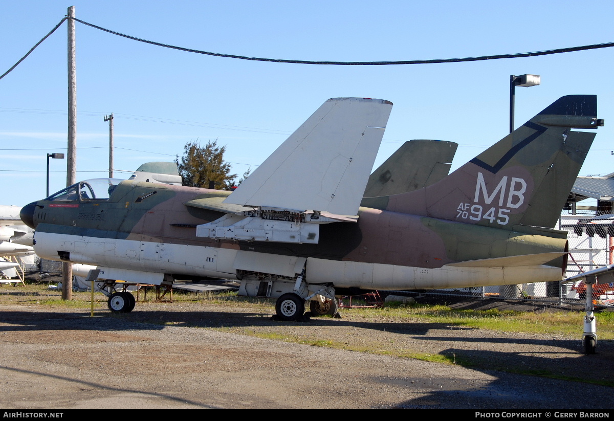 Aircraft Photo of 70-0945 / AF70-945 | LTV A-7E Corsair II | USA - Air Force | AirHistory.net #288922