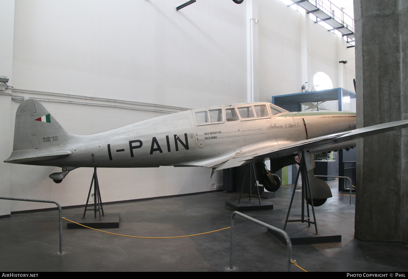 Aircraft Photo of I-PAIN | SAI-Ambrosini Super S7 | AirHistory.net #288925