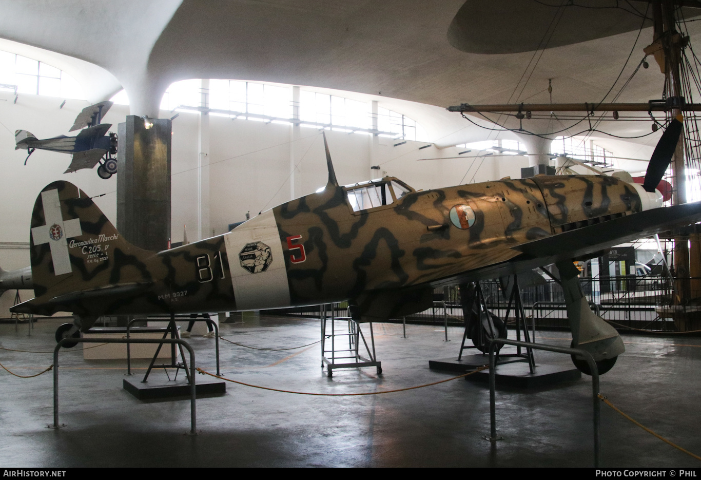 Aircraft Photo of MM9327 | Macchi MC.205V Veltro | Italy - Air Force | AirHistory.net #288928