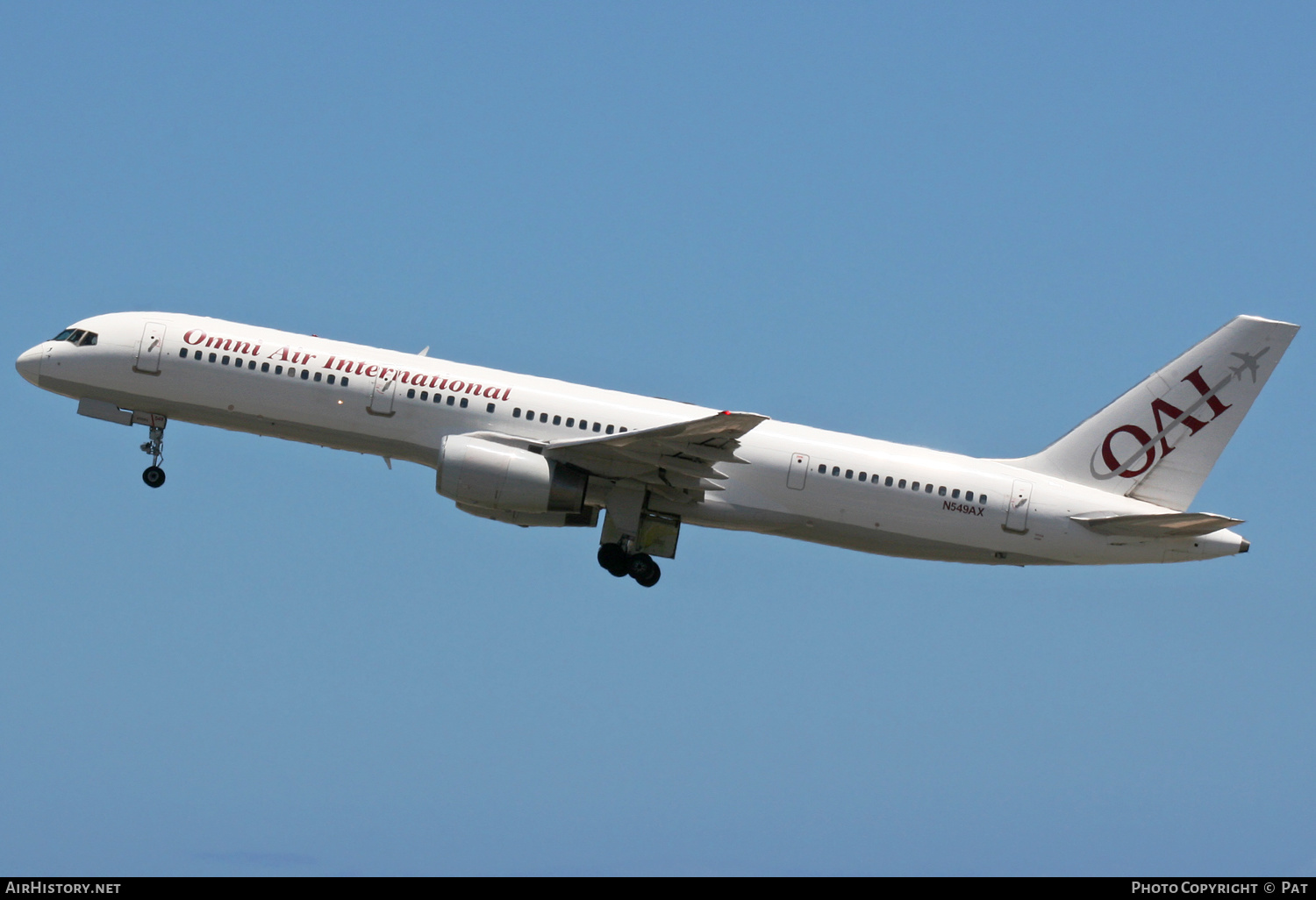 Aircraft Photo of N549AX | Boeing 757-23A | Omni Air International - OAI | AirHistory.net #288931
