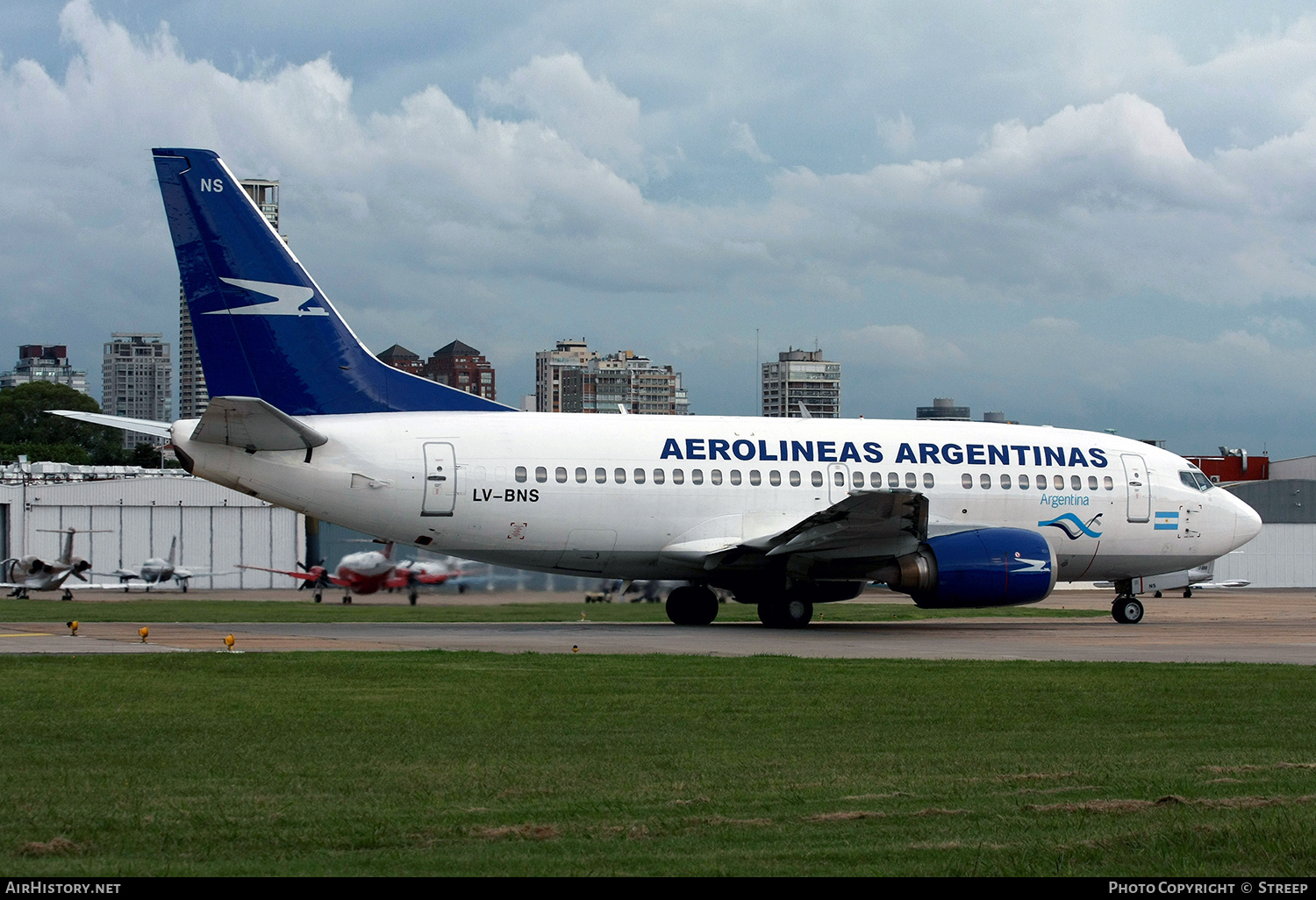 Aircraft Photo of LV-BNS | Boeing 737-5K5 | Aerolíneas Argentinas | AirHistory.net #288937
