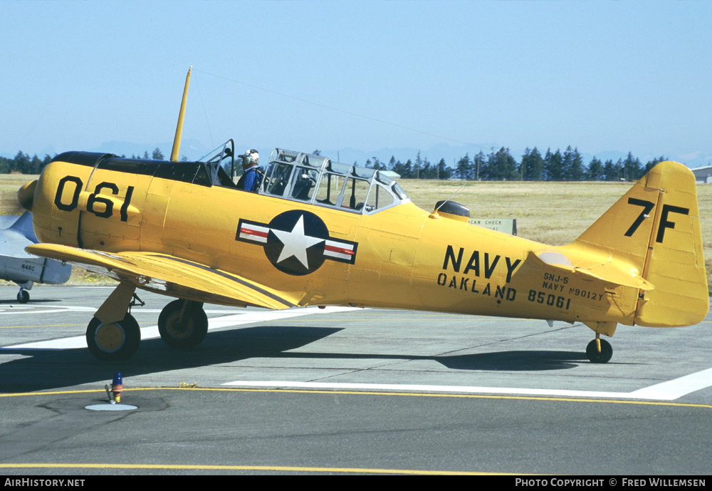 Aircraft Photo of N9012Y / 85061 | North American SNJ-5 Texan | USA - Navy | AirHistory.net #288945