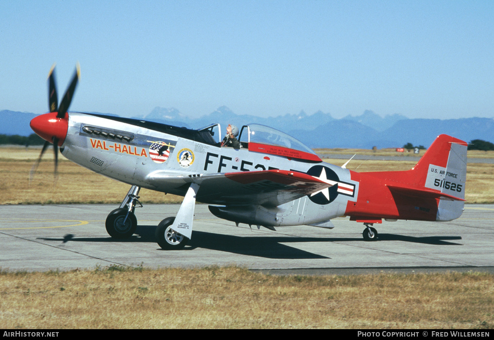 Aircraft Photo of N151AF / 511525 | North American P-51D Mustang | USA - Air Force | AirHistory.net #288953