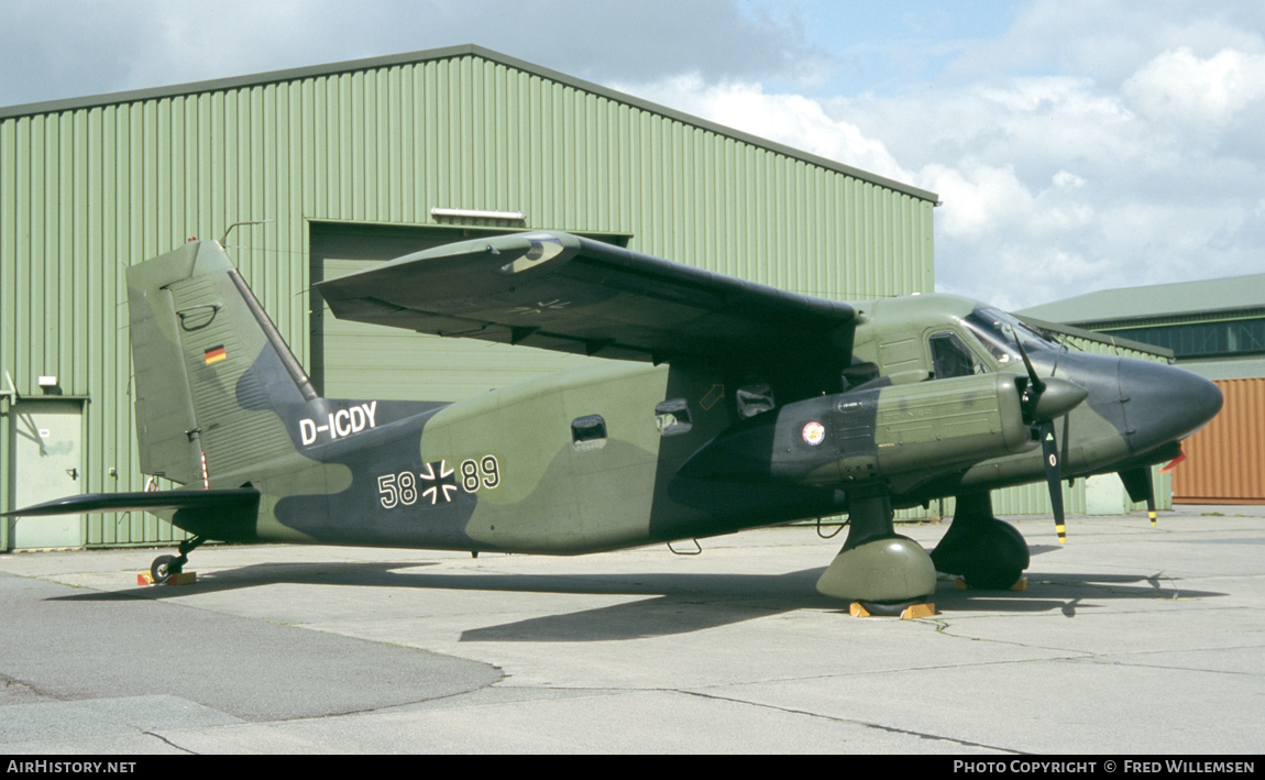 Aircraft Photo of D-ICDY / 5889 | Dornier Do-28D-2 Skyservant | RK Flugdienst RFD-94/1.Staffel | Germany - Air Force | AirHistory.net #288967