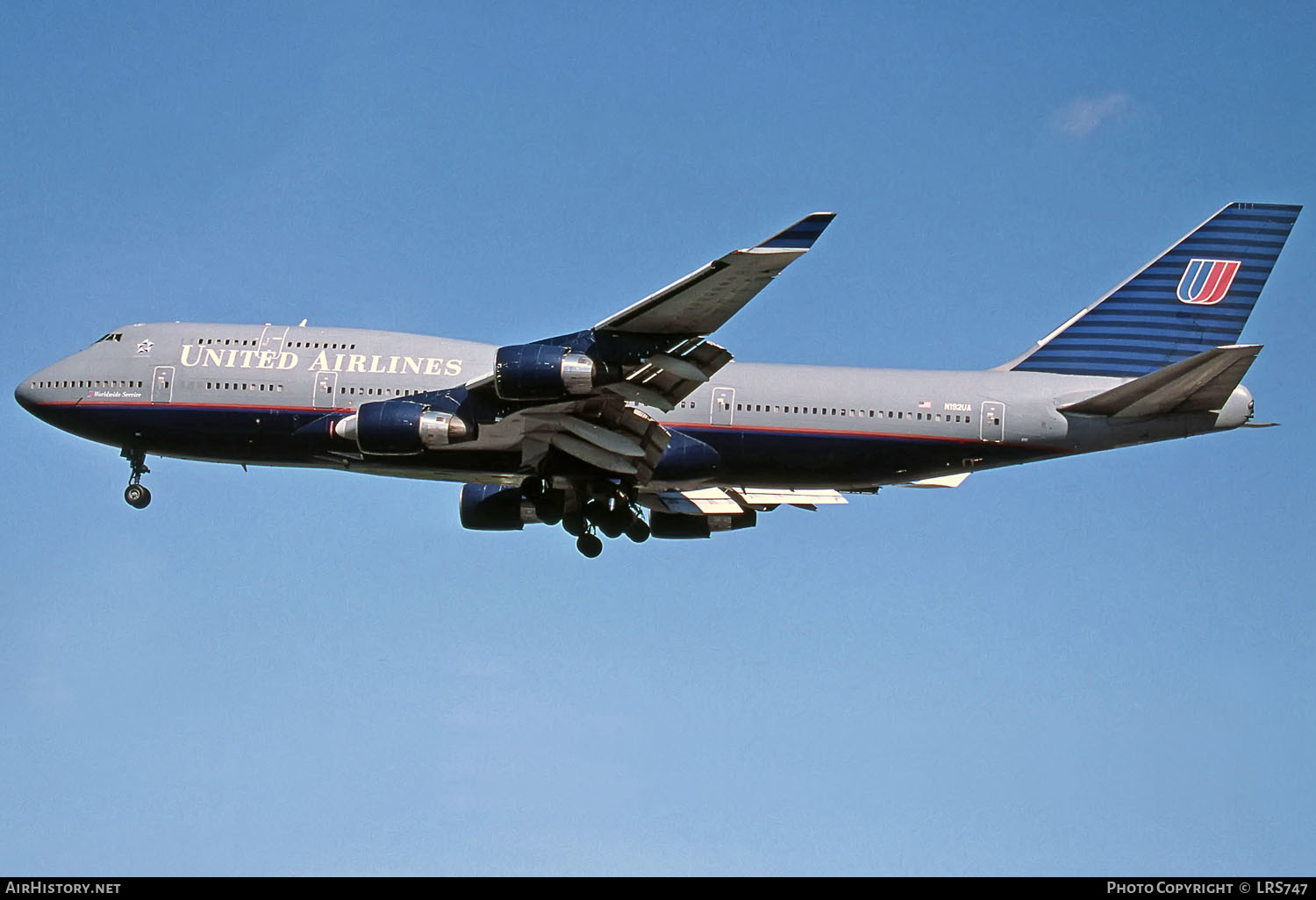 Aircraft Photo of N192UA | Boeing 747-422 | United Airlines | AirHistory.net #288981