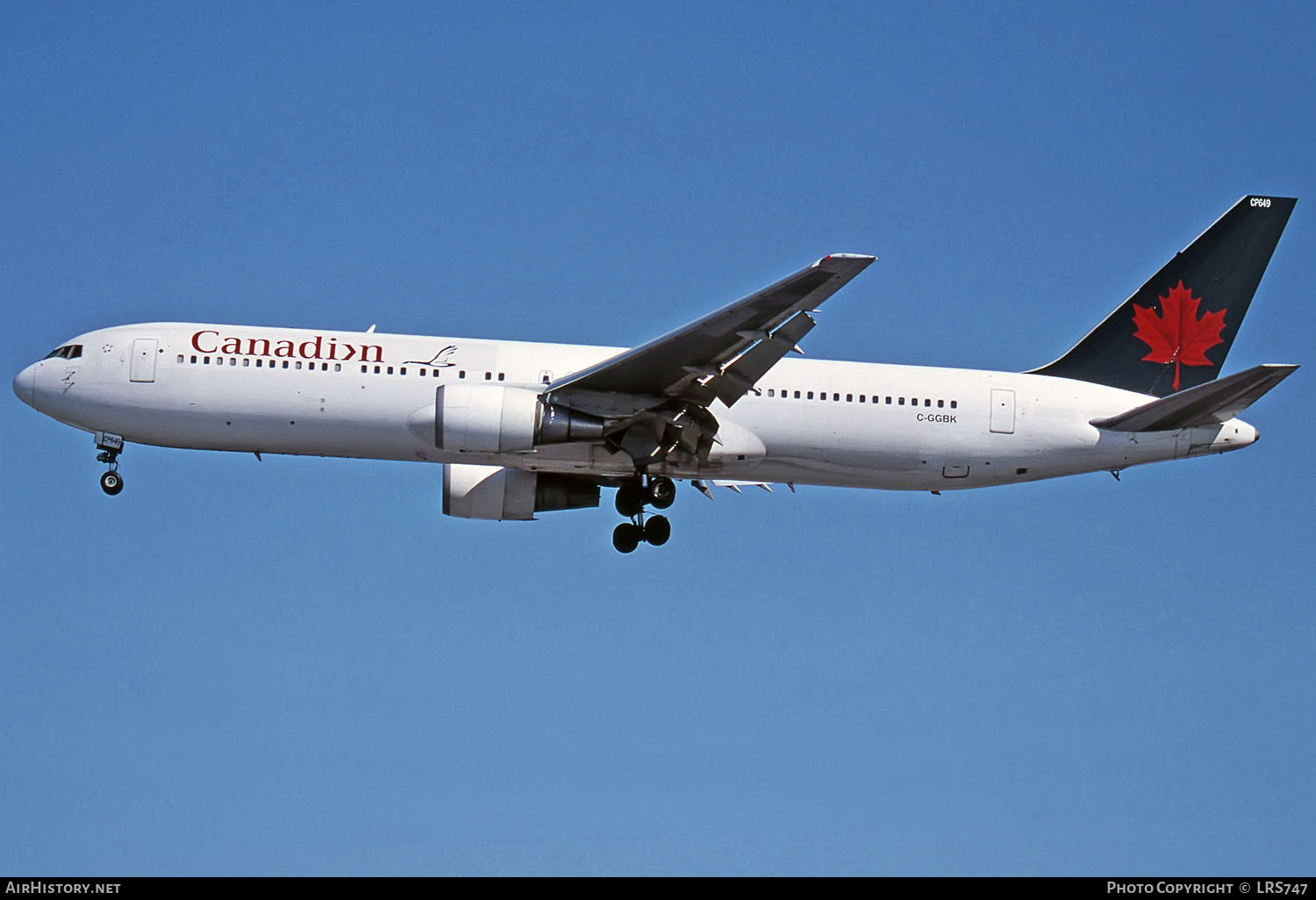 Aircraft Photo of C-GGBK | Boeing 767-3S1/ER | Canadian Airlines | AirHistory.net #288989
