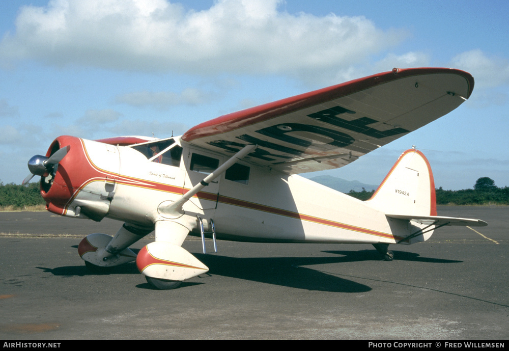 Aircraft Photo of N1942A | Stinson AT-19 Reliant (V-77) | AirHistory.net #289006