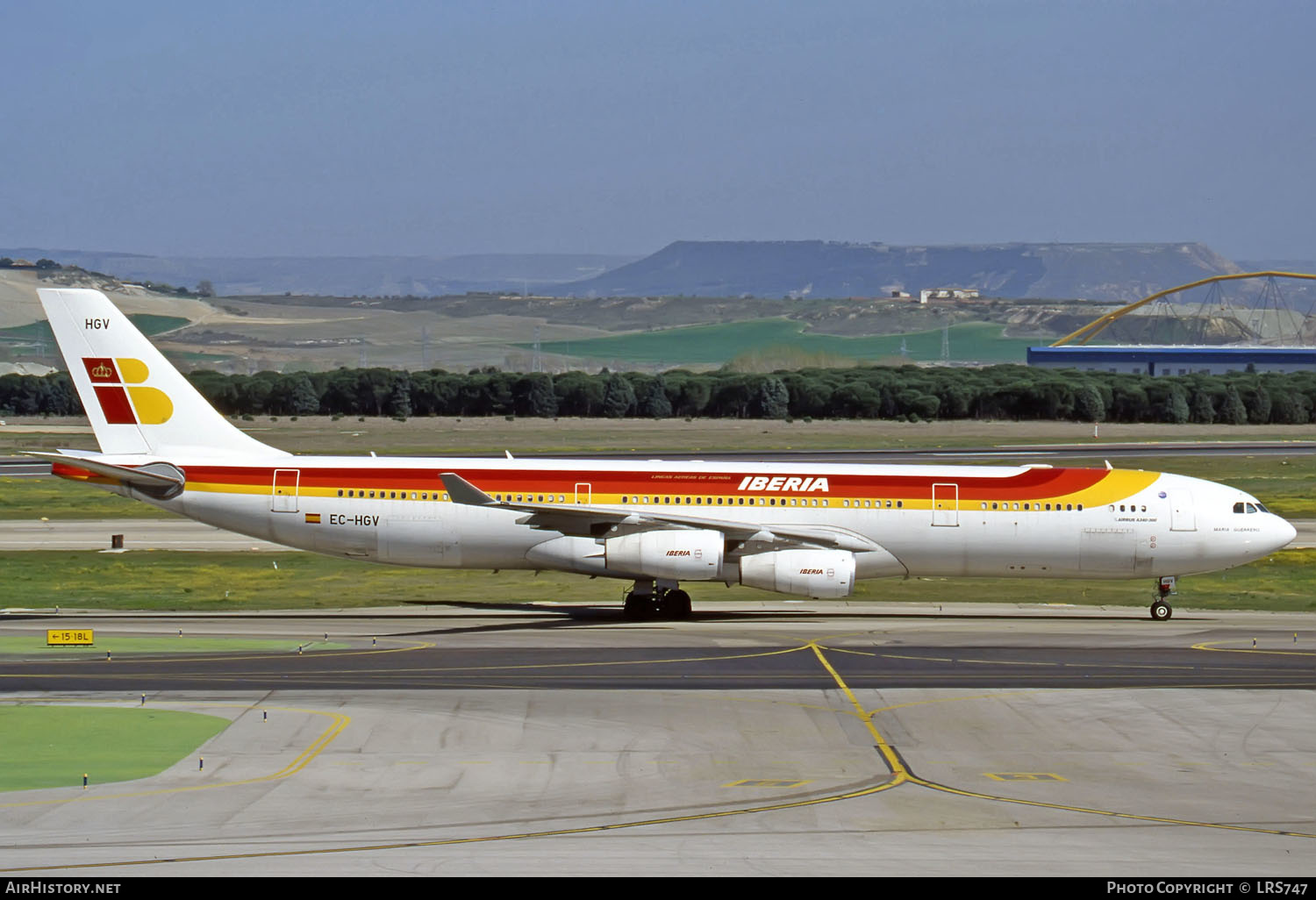 Aircraft Photo of EC-HGV | Airbus A340-313X | Iberia | AirHistory.net #289021