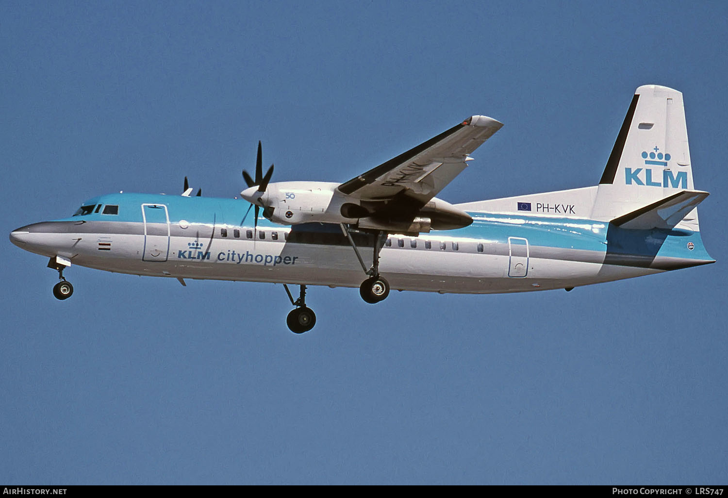 Aircraft Photo of PH-KVK | Fokker 50 | KLM Cityhopper | AirHistory.net #289022