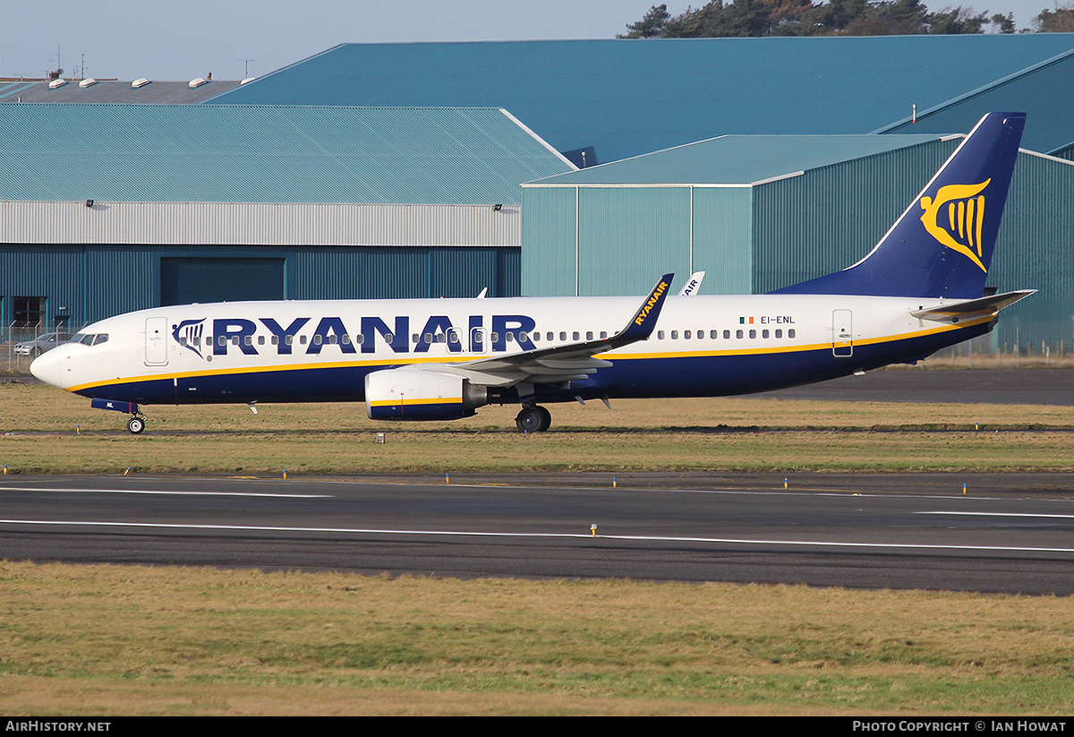 Aircraft Photo of EI-ENL | Boeing 737-8AS | Ryanair | AirHistory.net #289025