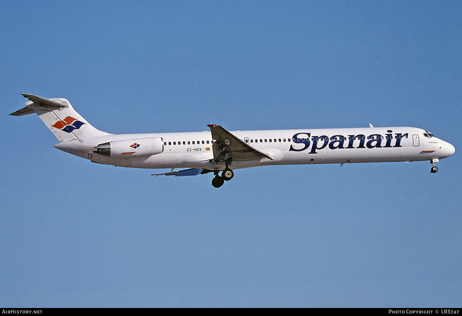 Aircraft Photo of EC-HOV | McDonnell Douglas MD-82 (DC-9-82) | Spanair | AirHistory.net #289029