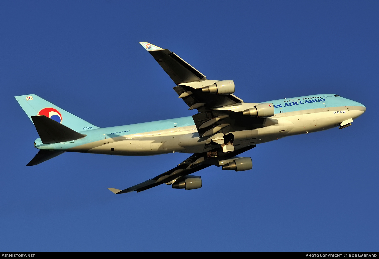 Aircraft Photo of HL7608 | Boeing 747-4B5(BCF) | Korean Air Cargo | AirHistory.net #289062