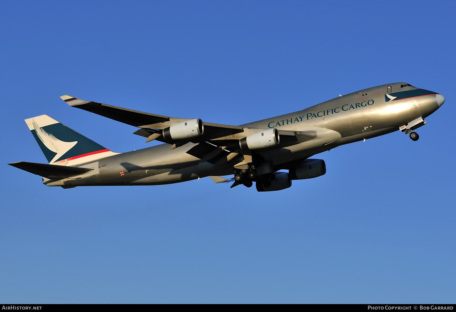 Aircraft Photo of B-HUK | Boeing 747-467(BCF) | Cathay Pacific Airways Cargo | AirHistory.net #289063