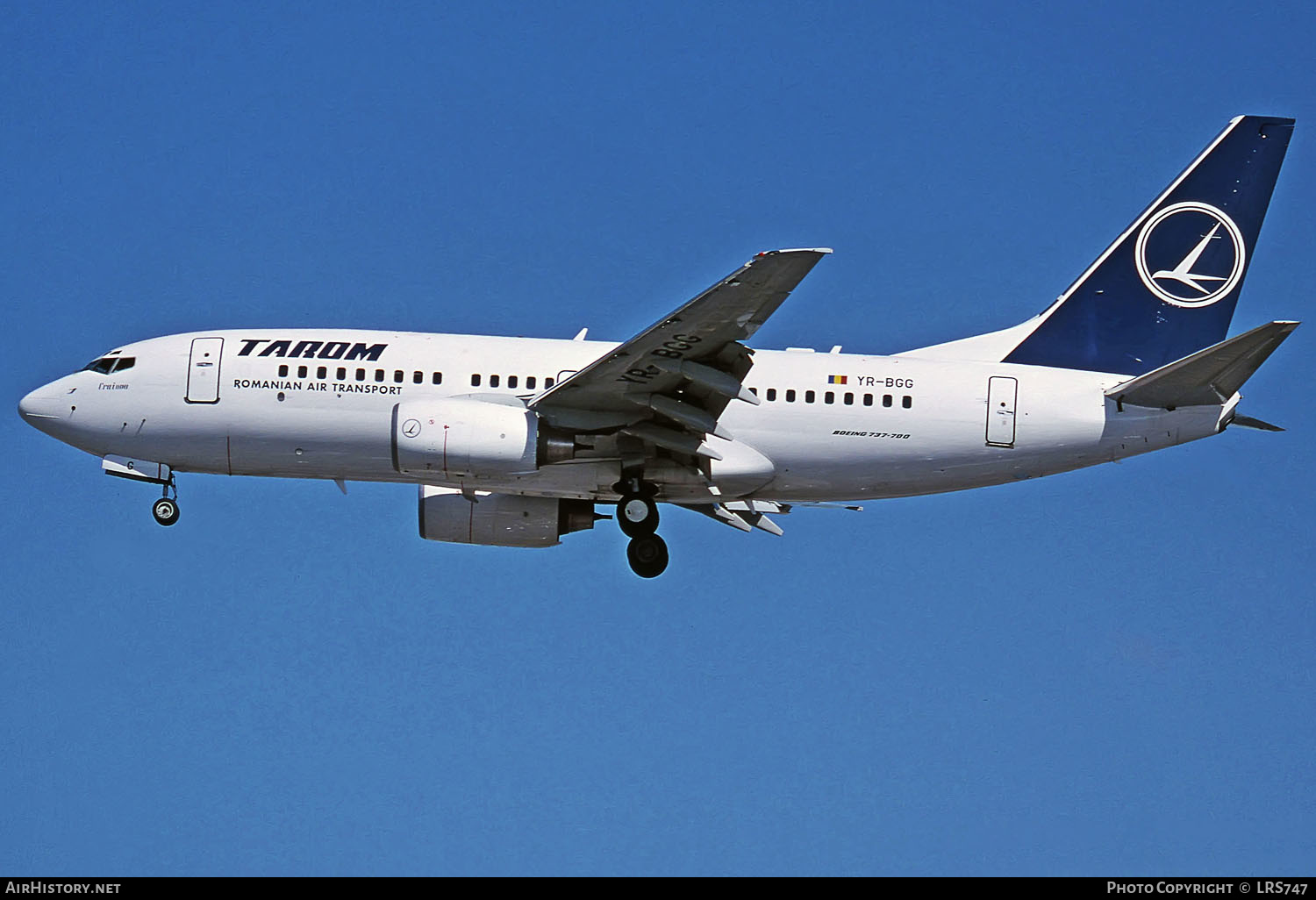 Aircraft Photo of YR-BGG | Boeing 737-78J | TAROM - Transporturile Aeriene Române | AirHistory.net #289077