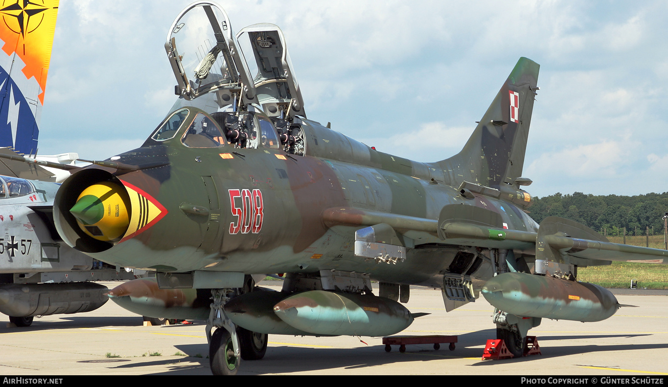 Aircraft Photo of 508 | Sukhoi Su-22UM3K | Poland - Air Force | AirHistory.net #289091