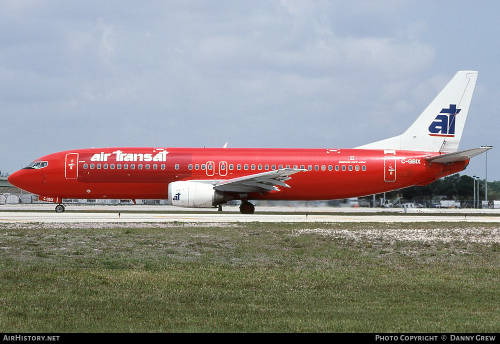 Aircraft Photo of C-GBIX | Boeing 737-46M | Air Transat | AirHistory.net #289092