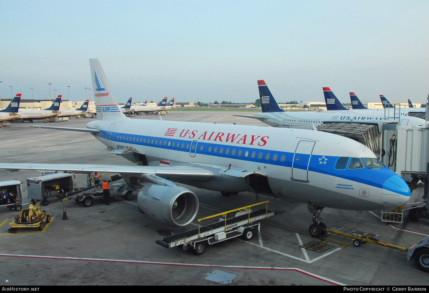 Aircraft Photo of N744P | Airbus A319-112 | US Airways | Piedmont Airlines | AirHistory.net #289107