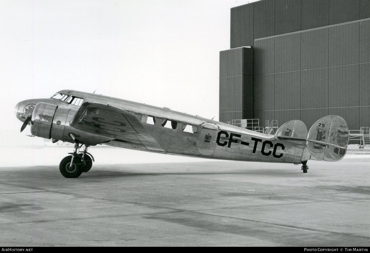 Aircraft Photo of CF-TCC | Lockheed 10-A Electra | Trans-Canada Air Lines - TCA | AirHistory.net #289126