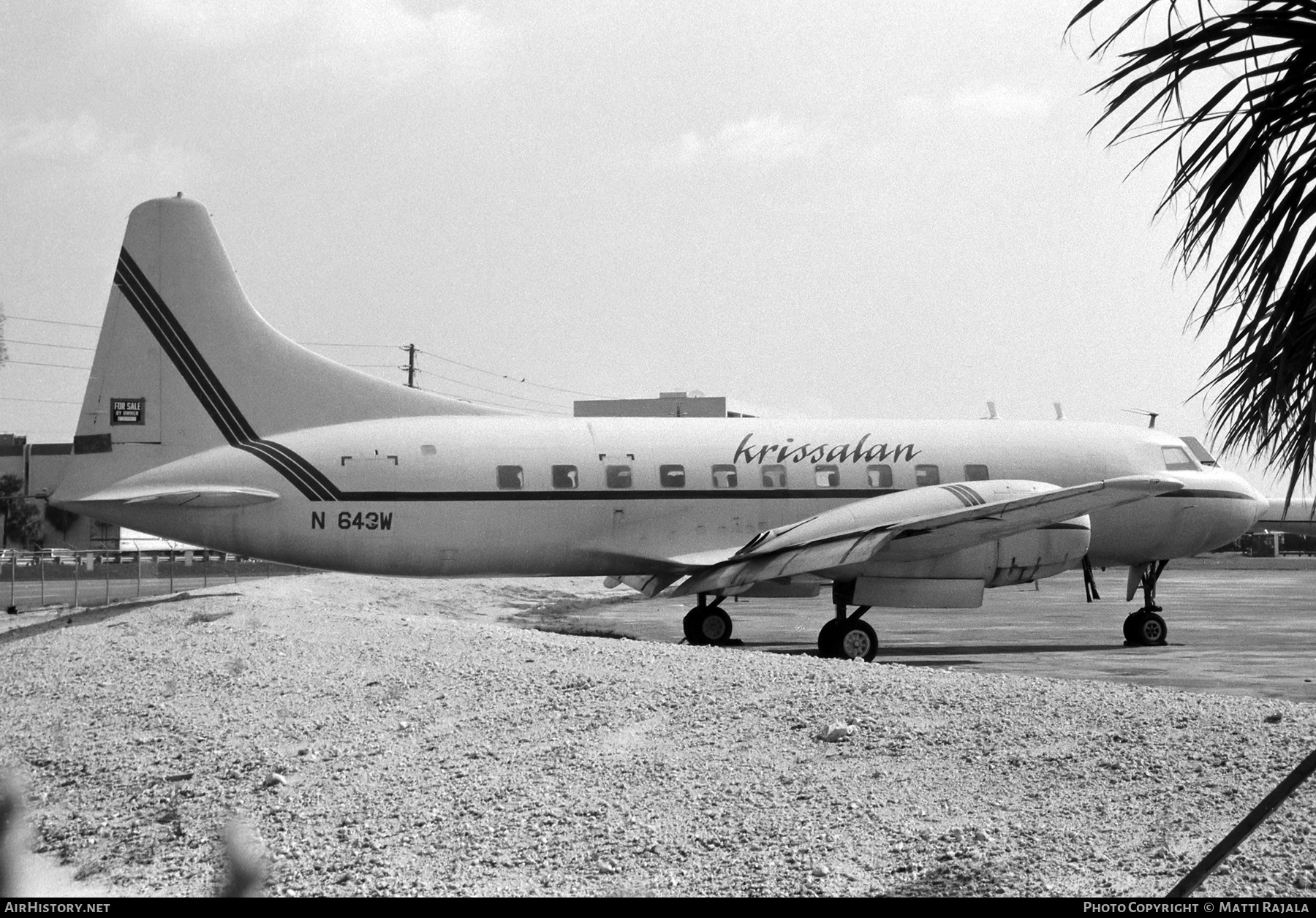 Aircraft Photo of N643W | Convair 240-4 | Krissalan | AirHistory.net #289132