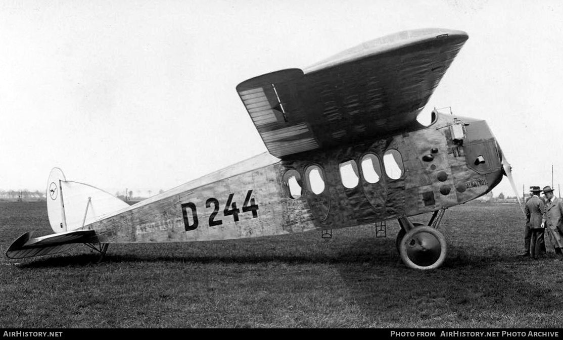 Aircraft Photo of D-244 | Albatros L 58a | Deutscher Aero Lloyd | AirHistory.net #289135