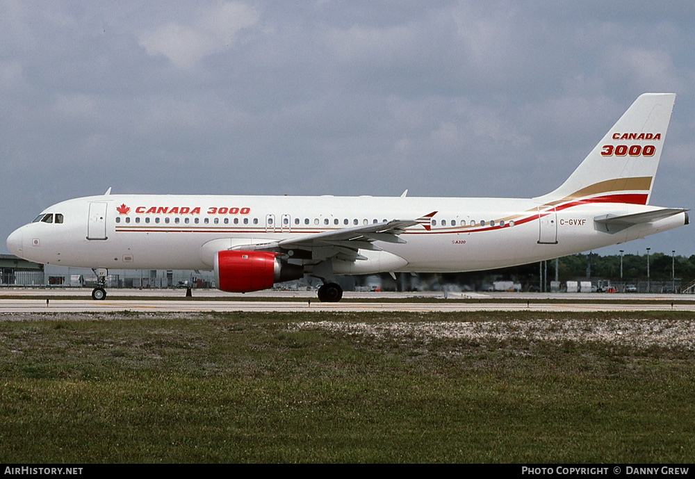 Aircraft Photo of C-GVXF | Airbus A320-214 | Canada 3000 | AirHistory.net #289145