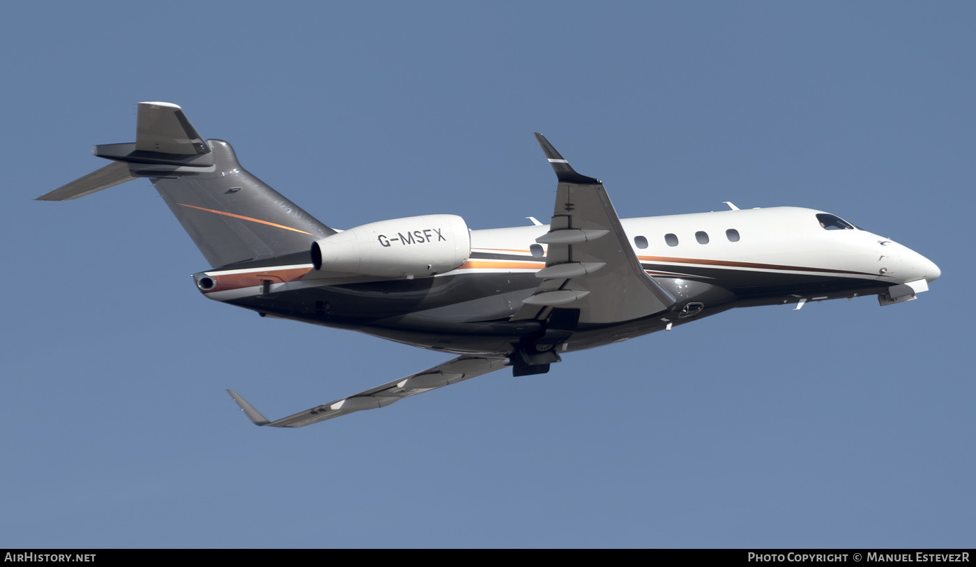 Aircraft Photo of G-MSFX | Embraer EMB-550 Legacy 500 | AirHistory.net #289169
