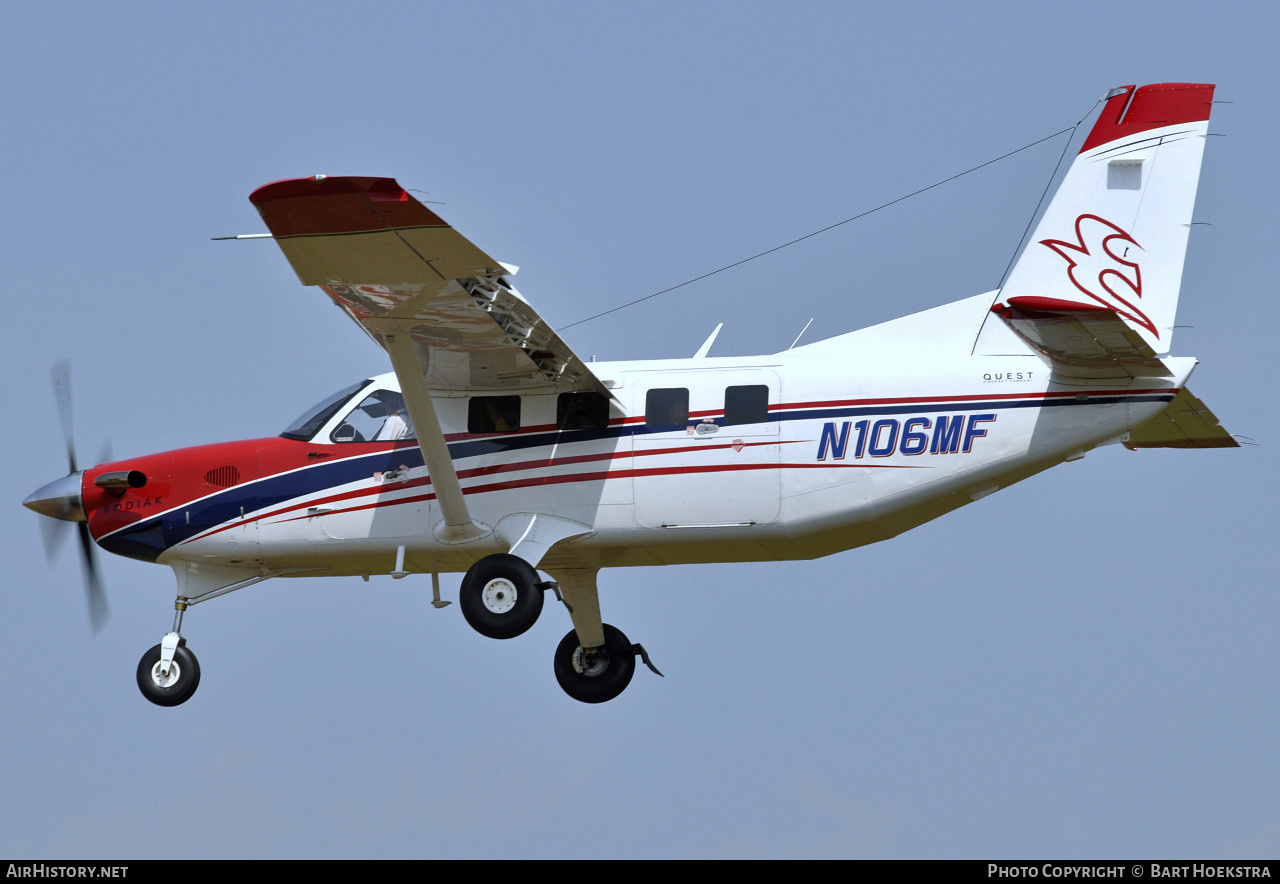 Aircraft Photo of N106MF | Quest Kodiak 100 | Mission Aviation Fellowship - MAF | AirHistory.net #289187