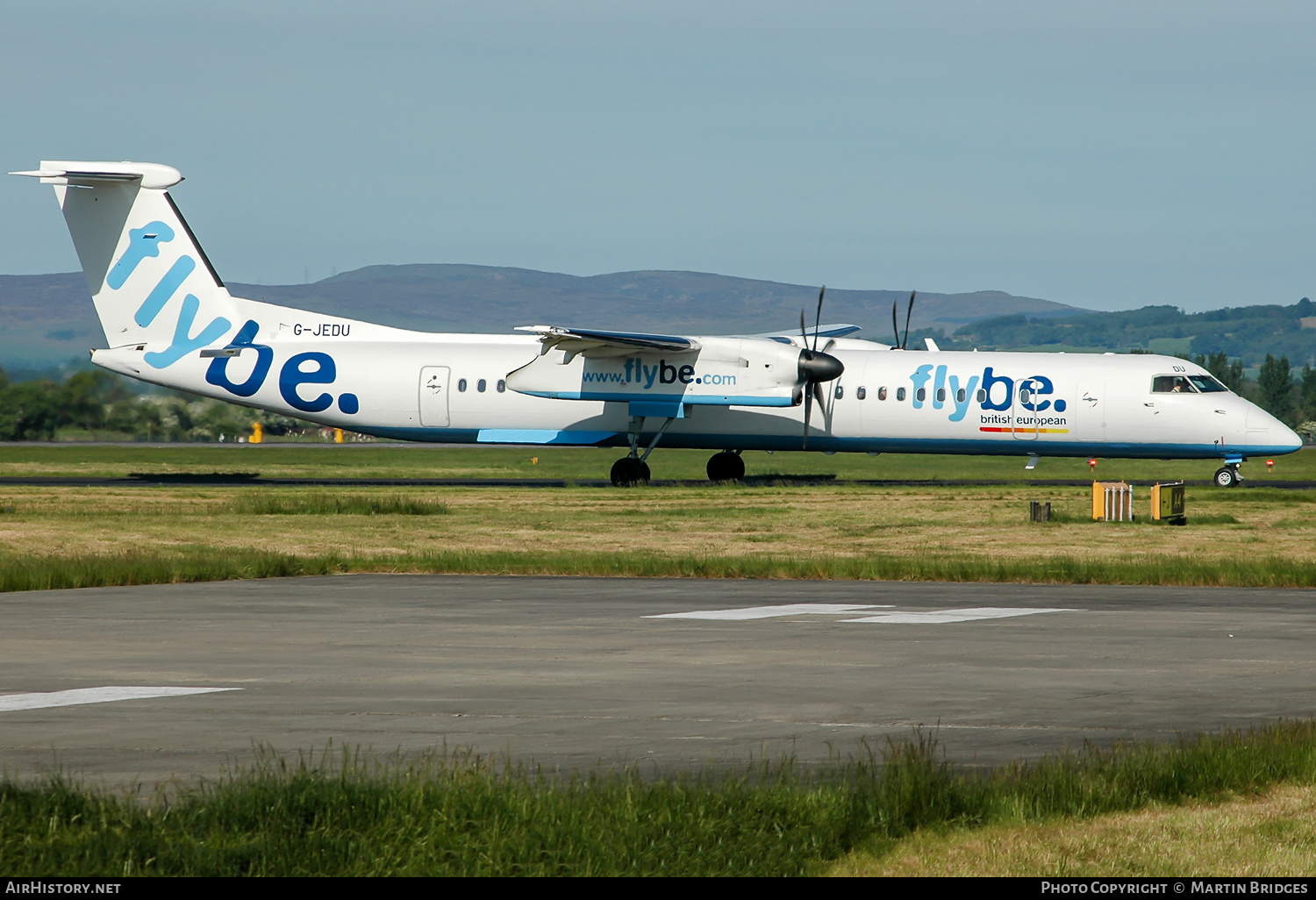 Aircraft Photo of G-JEDU | Bombardier DHC-8-402 Dash 8 | Flybe - British European | AirHistory.net #289194