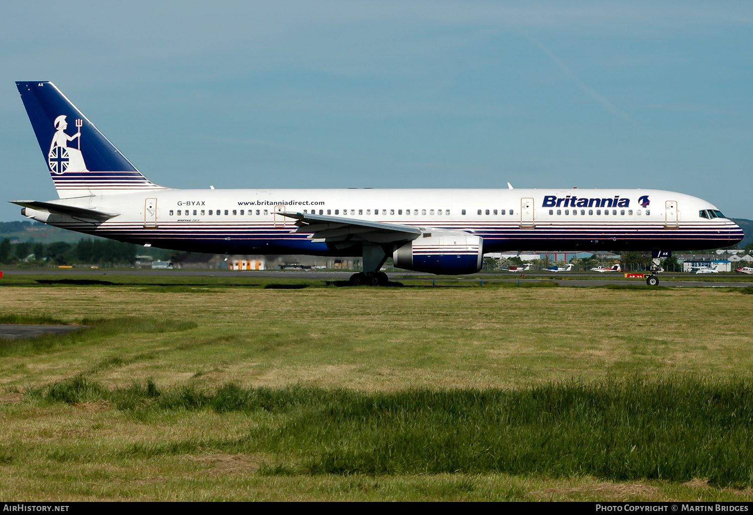 Aircraft Photo of G-BYAX | Boeing 757-204 | Britannia Airways | AirHistory.net #289195